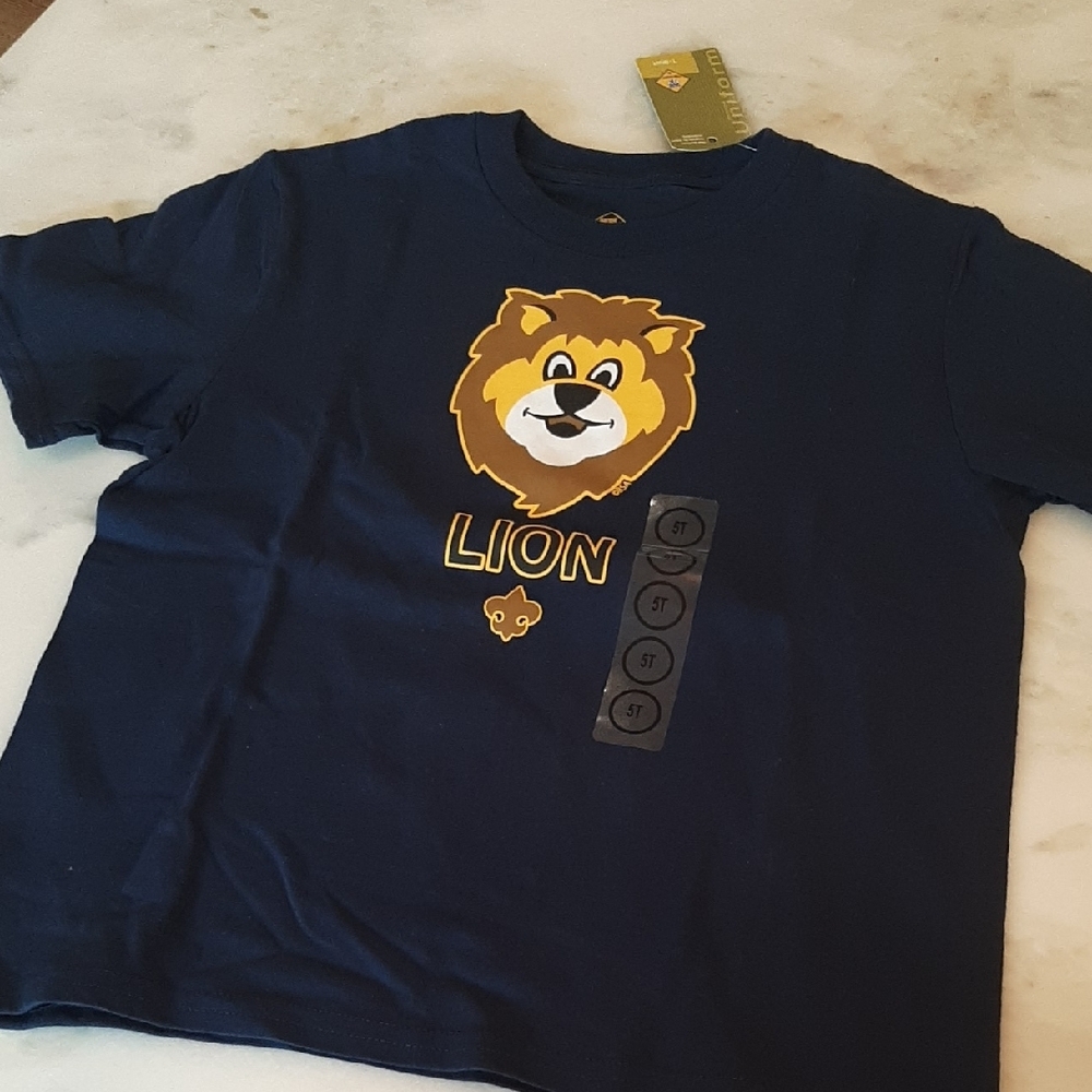 New Cub Scouts Uniform Shirt Lion Den 5T